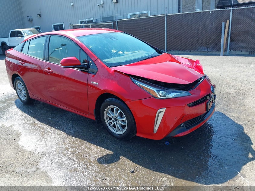 Vin: jtdl9rfu0k3006657, lot: 3057681, toyota prius technology 2019 img_1