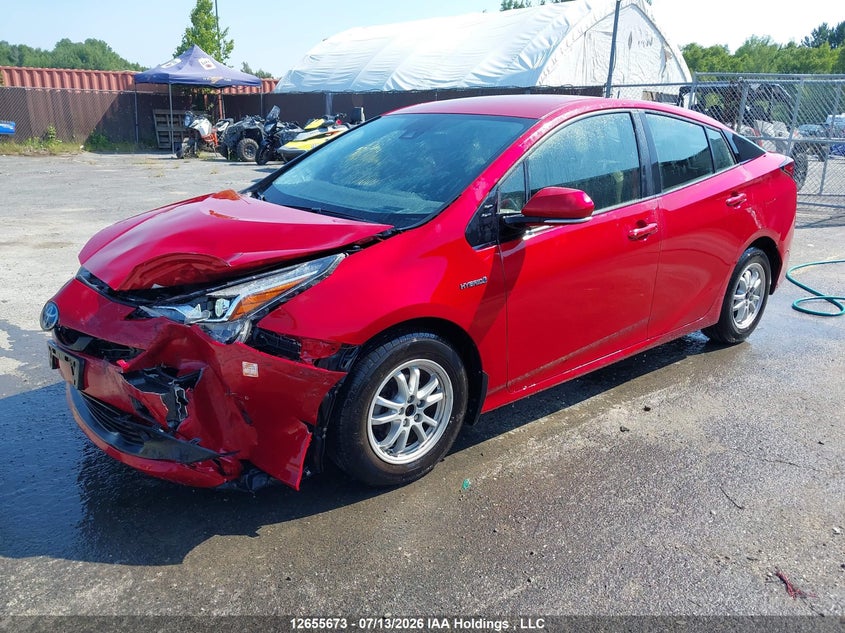 Vin: jtdl9rfu0k3006657, lot: 3057681, toyota prius technology 20192