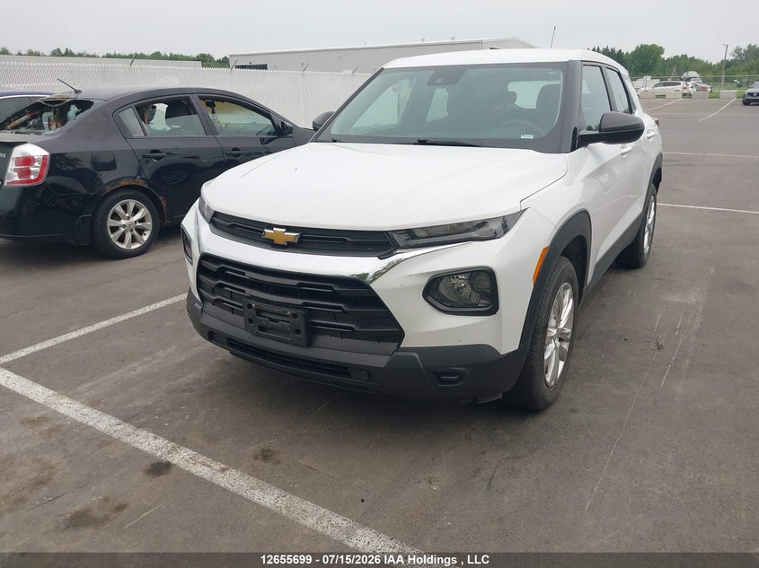 2021 Chevrolet TrailBlazer, Удар ззаду, IAAI, VIN KL79MNSL2MB176829 — фото 2