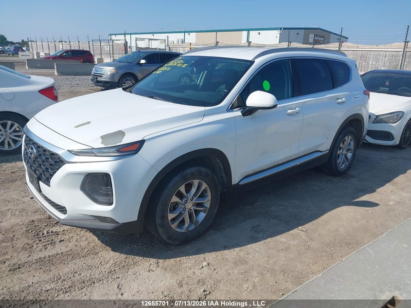 Vin: 5nms2cad7kh030136, lot: 3057709, hyundai santa fe se 20192