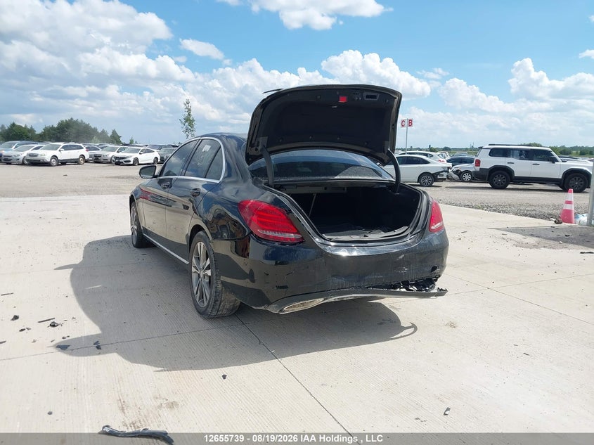 Vin: 55swf4kb3fu046316, lot: 3057747, mercedes-benz c 300 4matic 20153