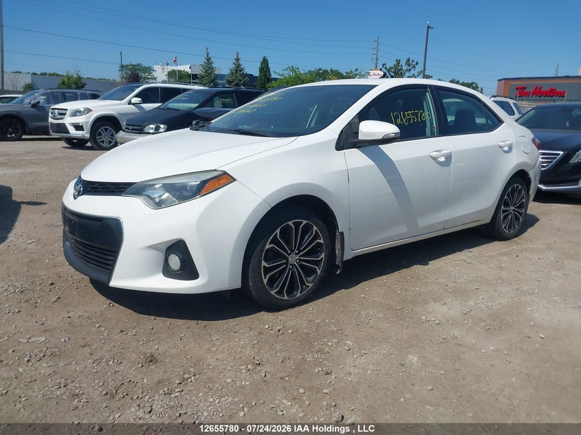 Vin: 2t1burhe9gc558267, lot: 3057789, toyota corolla s 20162