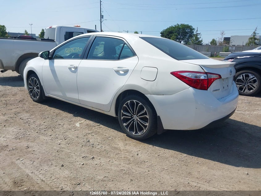 Vin: 2t1burhe9gc558267, lot: 3057789, toyota corolla s 20163