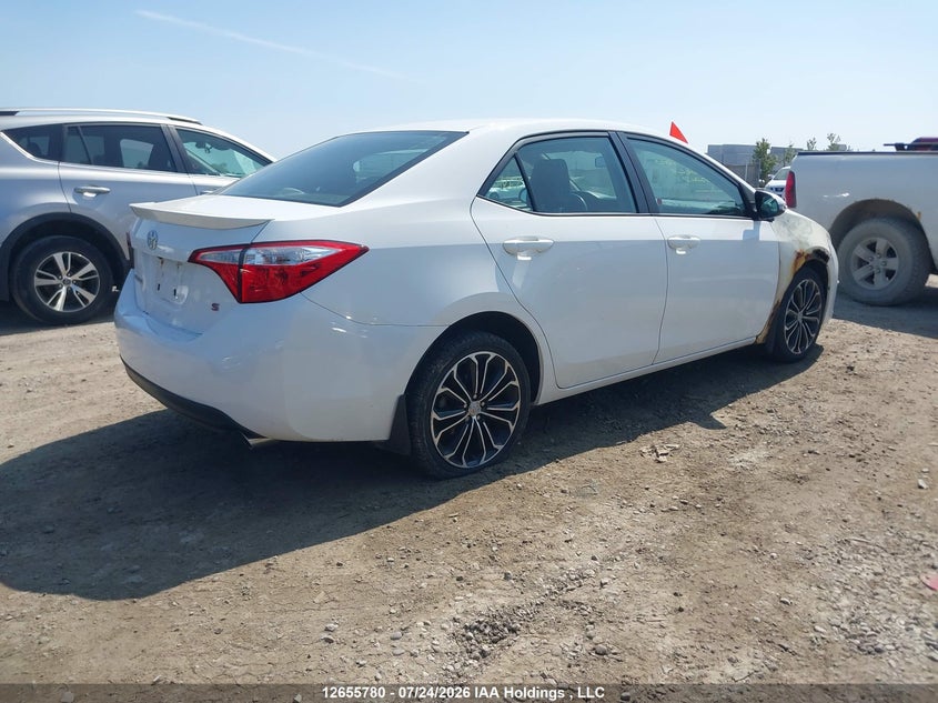 Vin: 2t1burhe9gc558267, lot: 3057789, toyota corolla s 20164