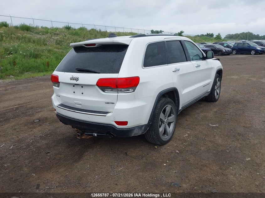 Vin: 1c4rjfbg7ec320553, lot: 3057797, jeep grand cherokee limited 20144