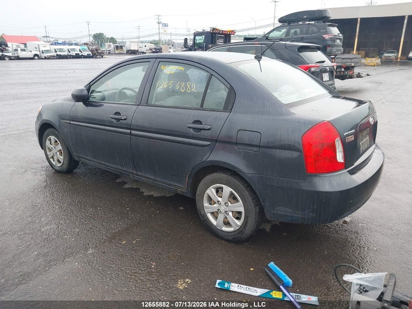 Vin: kmhcn4bc5au518611, lot: 3057895, hyundai accent gls 20103