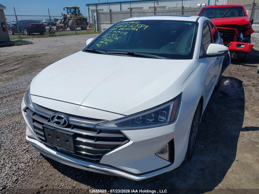 Vin: kmhd84lf6lu969215, lot: 3057902, hyundai elantra sel/value/limited 20202