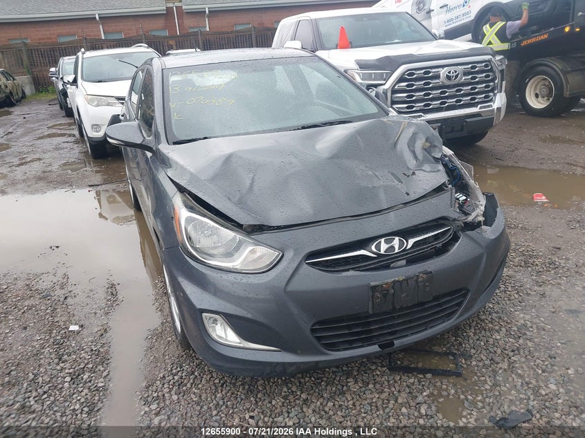 Vin: kmhcu5ae2du070389, lot: 3057913, hyundai accent gls/se 2013 img_1