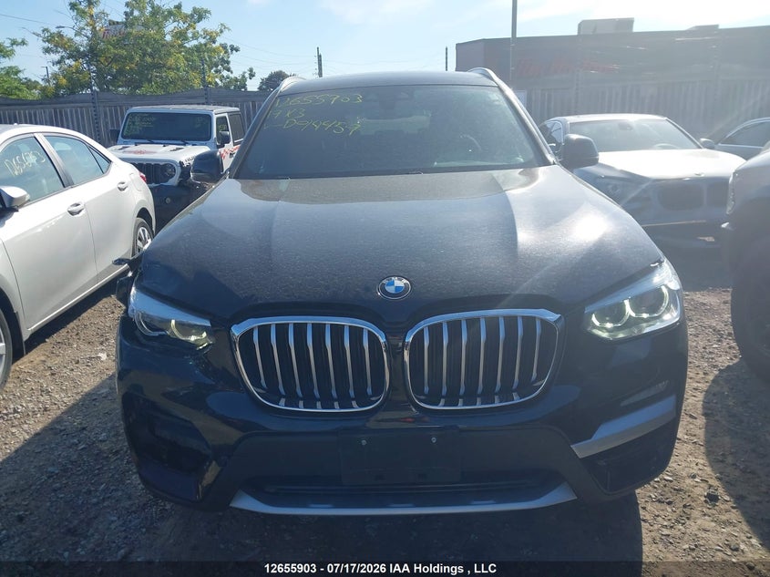 2019 BMW X3 SPORT UTILITY VEHICLE 2.0L I-4 DI, DOHC, VVT, TURBO, 248HP
