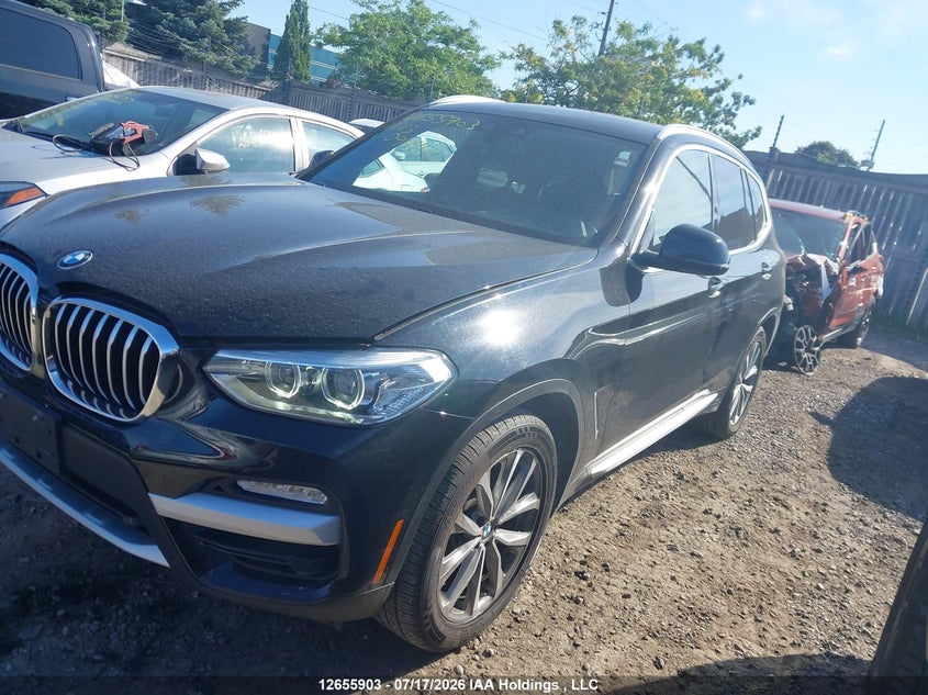 2019 BMW X3, Front, IAAI, VIN 5UXTR9C58KLD94459 — photo 2