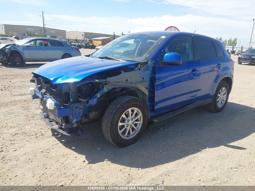 2015 Mitsubishi RVR, Удар спереду, IAAI, VIN 4A4AH3AU8FE603654 — фото 2