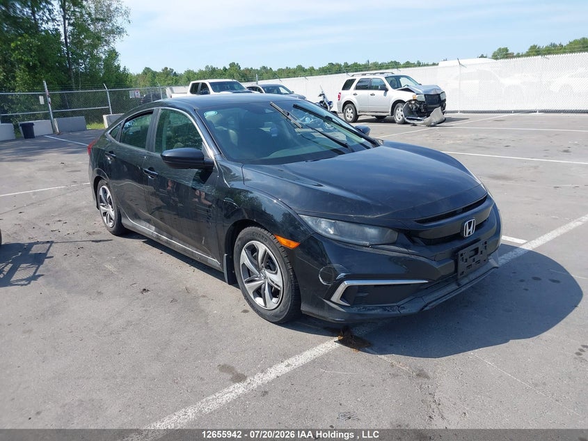 Vin: 2hgfc2f53kh010733, lot: 3057955, honda civic lx 20191