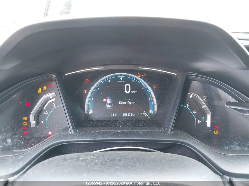 2019 HONDA CIVIC SEDAN 2.0L I-4 DOHC, VVT, 158HP