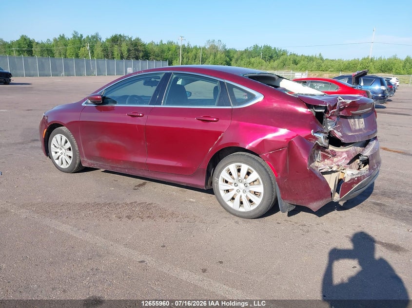 Vin: 1c3cccfb5fn593272, lot: 3057973, chrysler 200 lx 20153