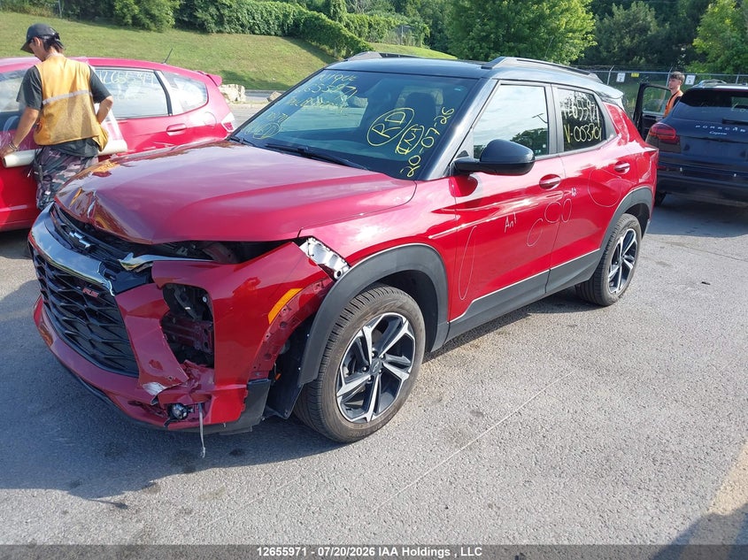 2021 Chevrolet Trailblazer Rs VIN: KL79MUSL8MB003701 Lot: 12655971