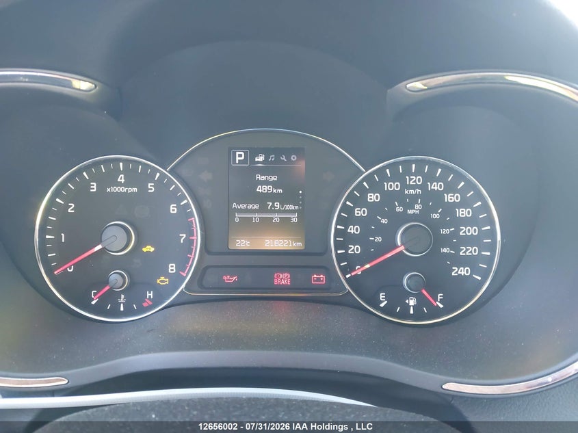 2018 KIA FORTE SEDAN 2.0L I-4 DOHC, VVT, 147HP