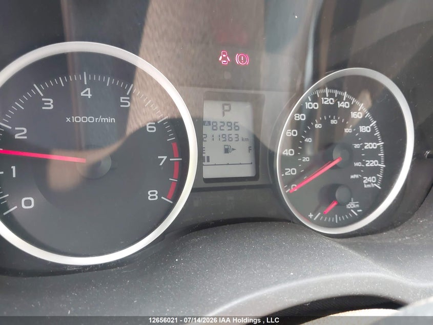 2014 SUBARU IMPREZA WAGON 2.0L H-4 DOHC, VVT, 148HP