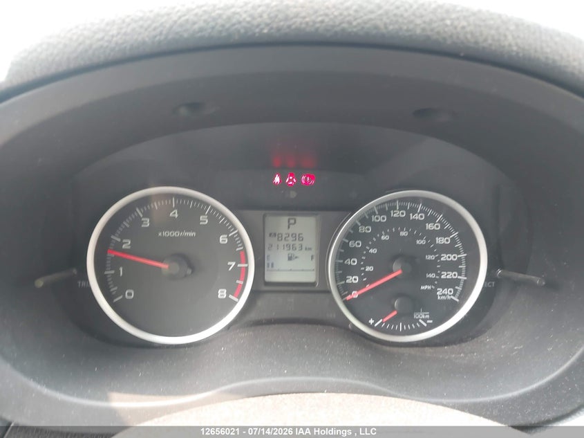 2014 SUBARU IMPREZA WAGON 2.0L H-4 DOHC, VVT, 148HP