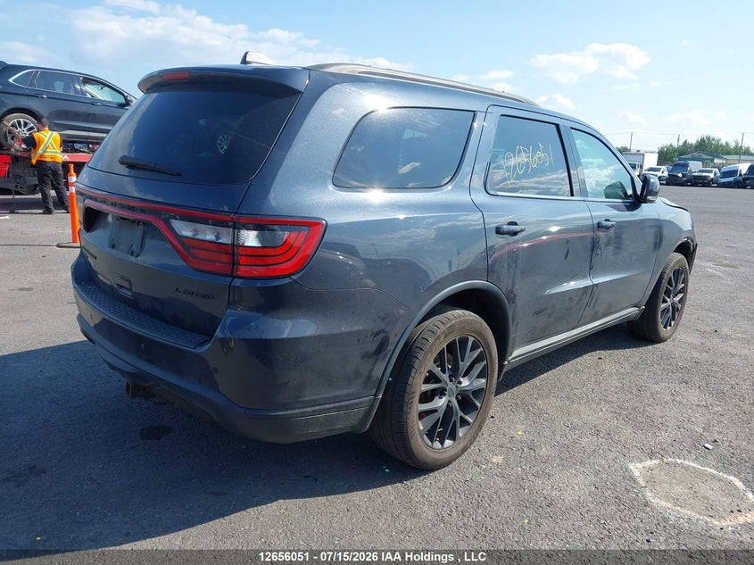 Vin: 1c4rdjdg1gc481569, lot: 3058065, dodge durango limited 20164