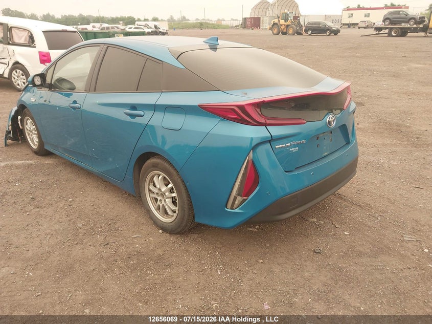 Vin: jtdkarfpxj3099540, lot: 3058083, toyota prius prime upgrade 20183