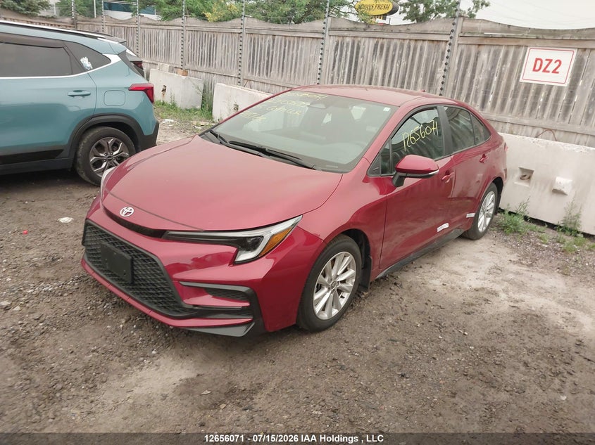 Vin: 5yfb4mbe1sp225033, lot: 3058085, toyota corolla se/xse 20252