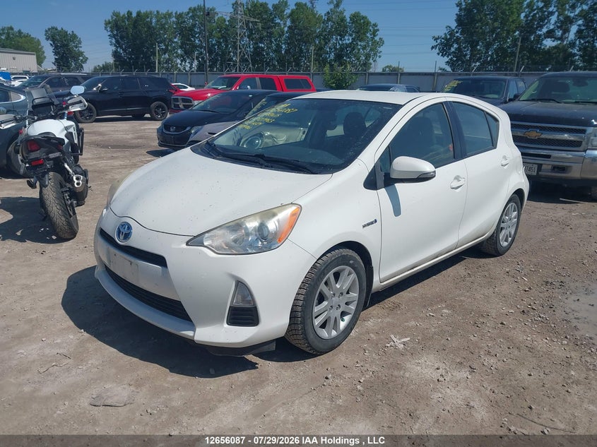 Vin: jtdkdtb30c1027963, lot: 3058101, toyota prius c 20122