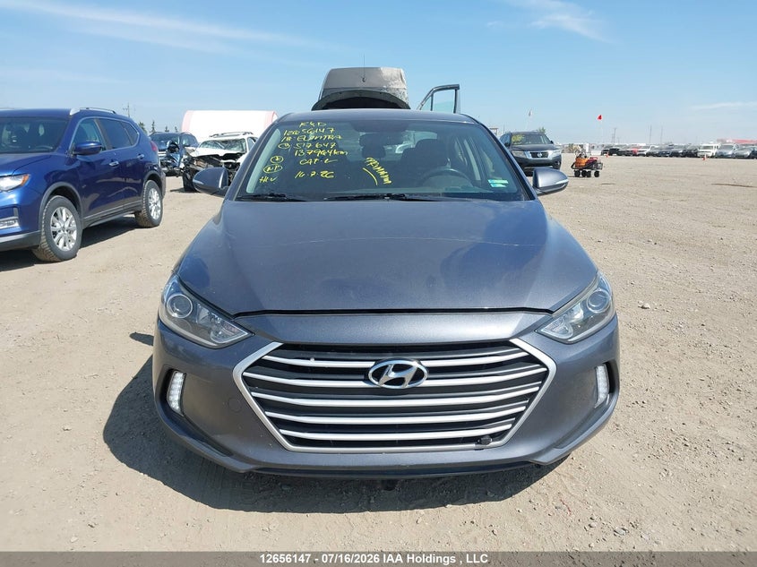 2018 Hyundai Elantra Gl VIN: KMHD84LF4JU517647 Lot: 12656147