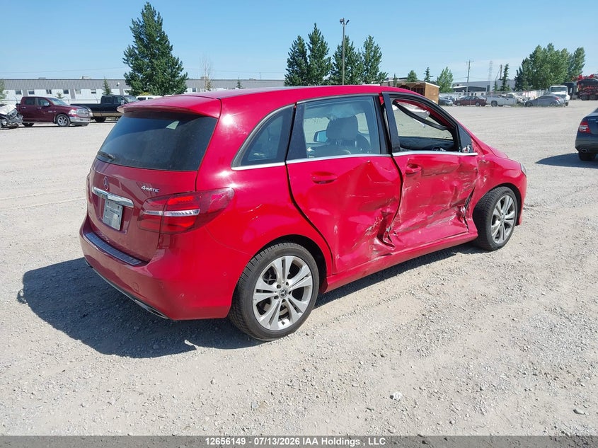 Vin: wddmh4gb0jj445624, lot: 3058163, mercedes-benz b 250 4matic 20184