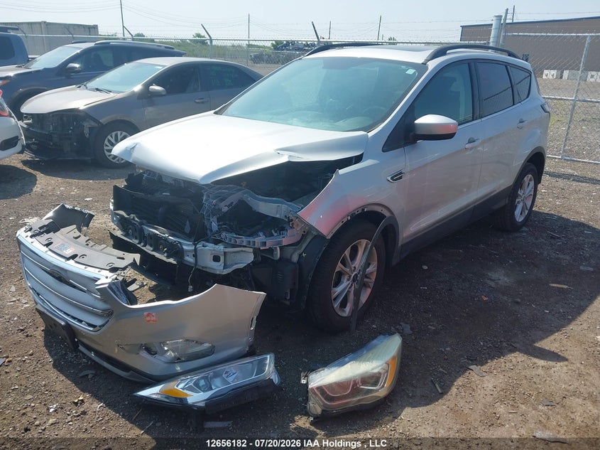 Vin: 1fmcu0hd2jud39387, lot: 3058197, ford escape sel 20182