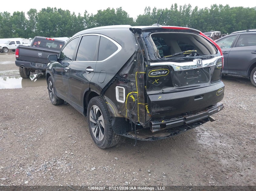 Vin: 5j6rm4h95fl804804, lot: 3058222, honda cr-v touring 20153