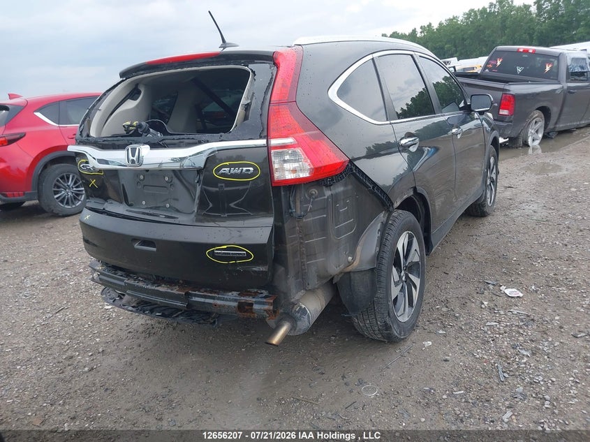 Vin: 5j6rm4h95fl804804, lot: 3058222, honda cr-v touring 20154