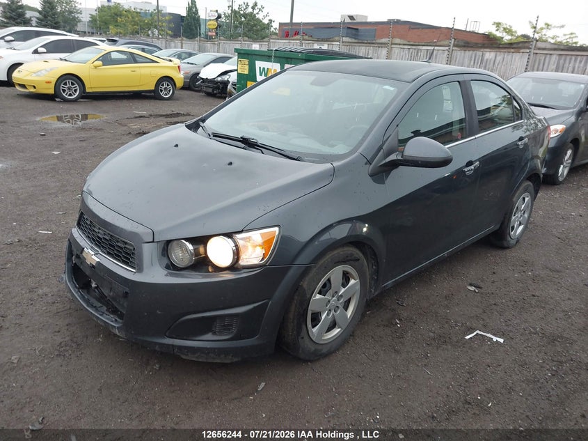 2013 Chevrolet Sonic, Удар спереду, IAAI, VIN 1G1JC5EH9D4178651 — фото 2