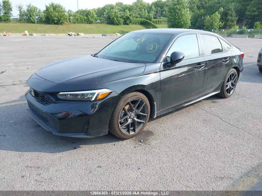 2025 Honda Civic, Right Front, IAAI, VIN 2HGFE2F56SH109296 — photo 2