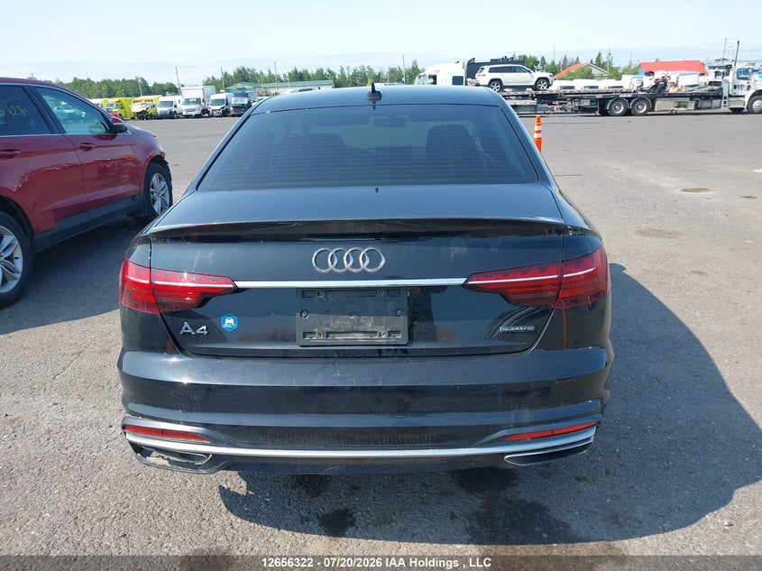 2020 Audi A4 2.0T Komfort VIN: WAUANAF46LN011420 Lot: 12656322