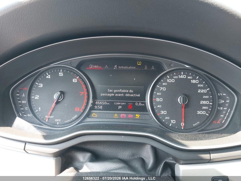 2020 Audi A4 2.0T Komfort VIN: WAUANAF46LN011420 Lot: 12656322