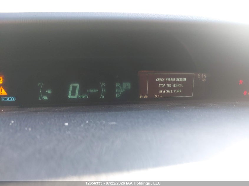2011 TOYOTA PRIUS HATCHBACK 1.8L I4 FI DOHC 16V NF4