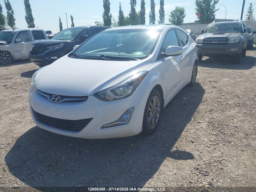 2016 Hyundai Elantra, Затоплення, IAAI, VIN KMHDH4AE0GU541334 — фото 2