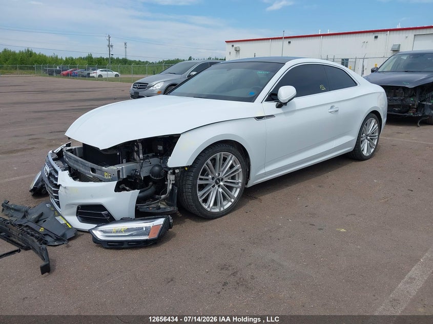2019 Audi A5, Front, IAAI, VIN WAUNNAF56KA008534 — photo 2