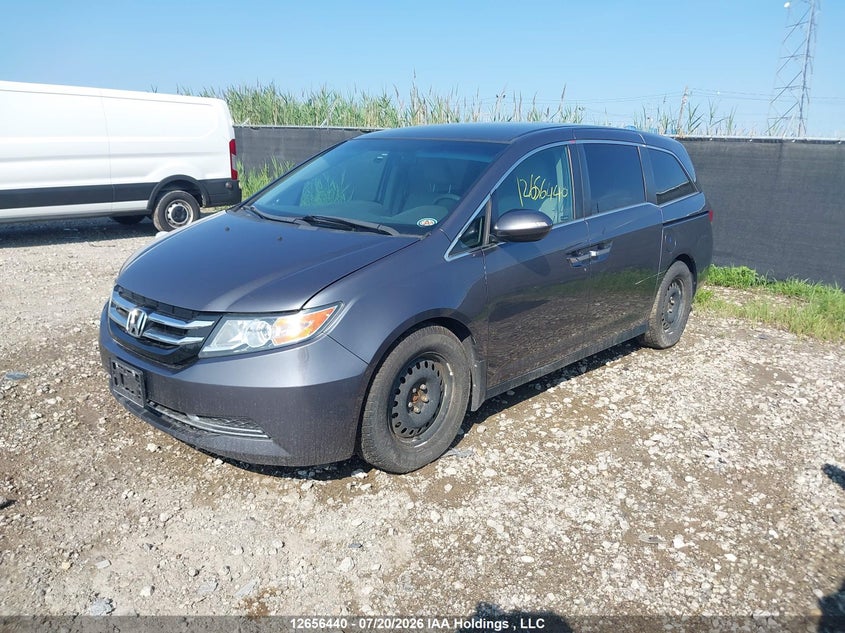 2016 Honda Odyssey Ex, Right Side, IAAI, VIN 5FNRL5H44GB510351 — photo 2