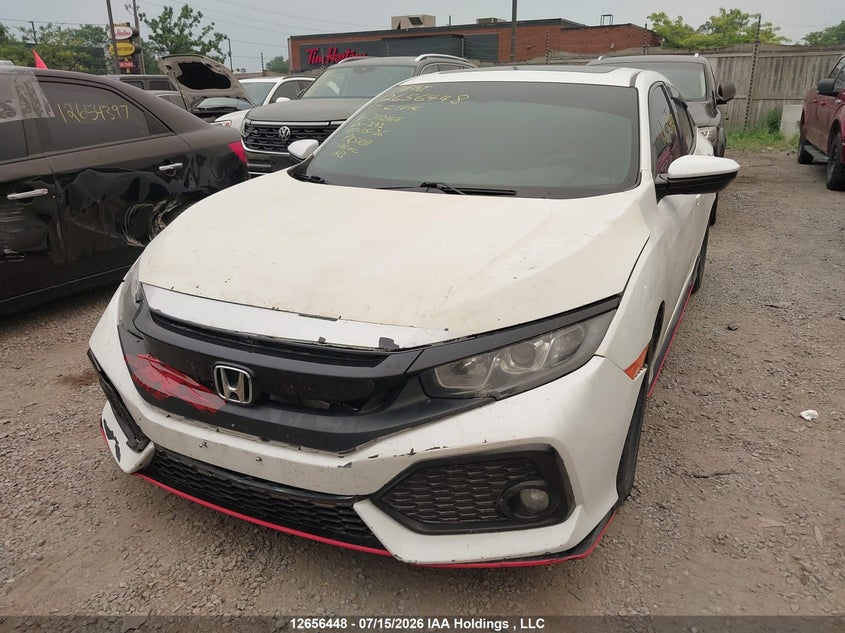 2017 Honda Civic, Front, IAAI, VIN SHHFK7G42HU302164 — photo 2