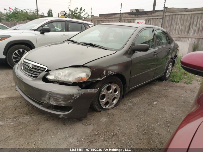 2006 Toyota Corolla, Левый бок, IAAI, VIN 2T1BR32E06C659283 — фото 2