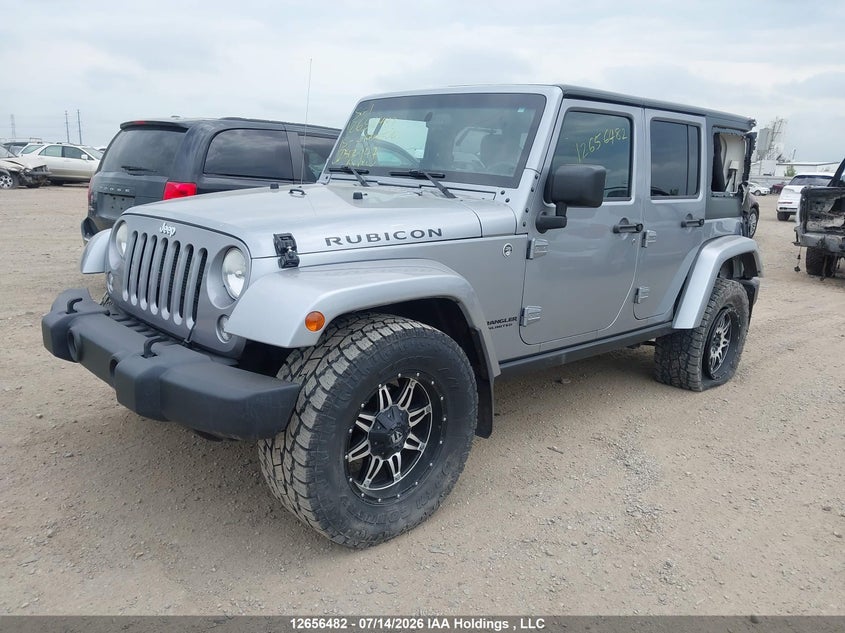 2015 Jeep Wrangler, Левый зад, IAAI, VIN 1C4BJWFG0FL513947 — фото 2