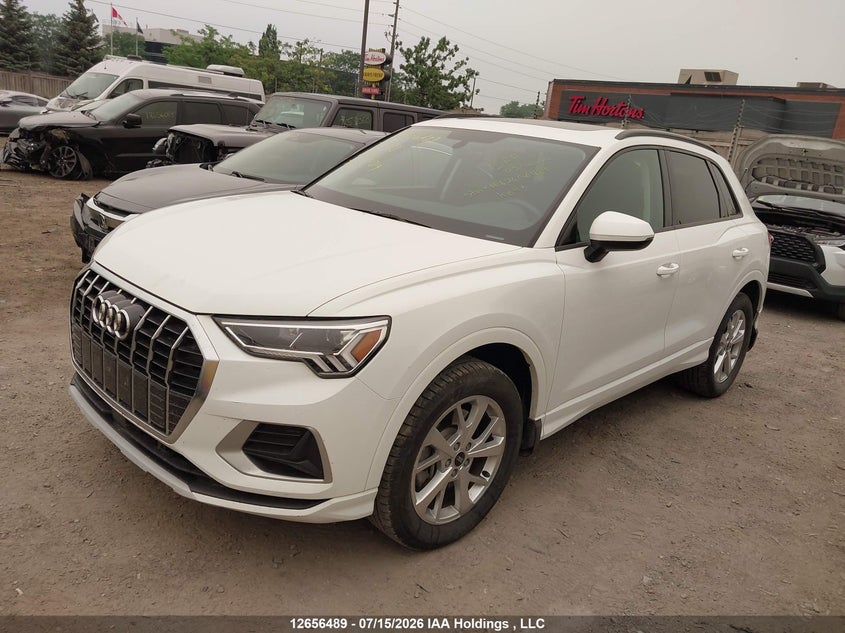 2022 Audi Q3, Front, IAAI, VIN WA1AECF37N1080319 — photo 2