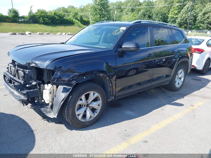 2018 Volkswagen Atlas, Удар спереду, IAAI, VIN 1V2LR2CA8JC541511 — фото 2