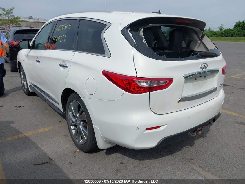 Vin: 5n1al0mm0ec524551, lot: 3058547, infiniti qx60 20143