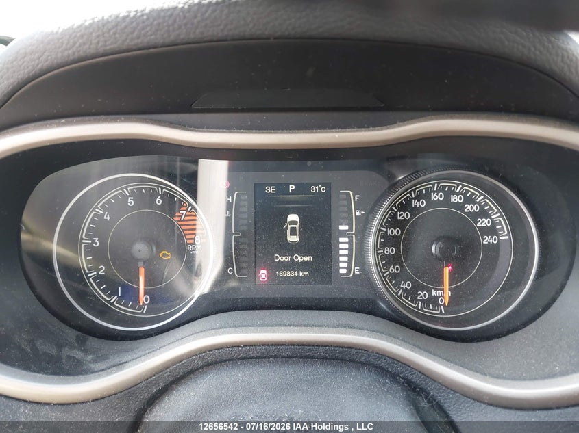 2016 JEEP CHEROKEE SPORT UTILITY VEHICLE 3.2L V-6 DOHC, 271HP