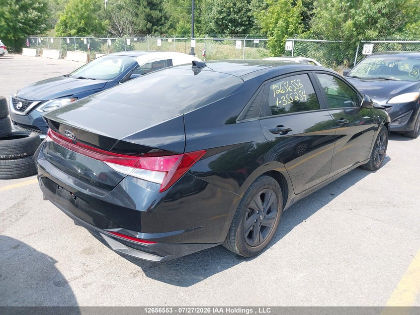 Vin: kmhlm4ag6nu355254, lot: 3058591, hyundai elantra preferred ivt with sun and tech package 20224