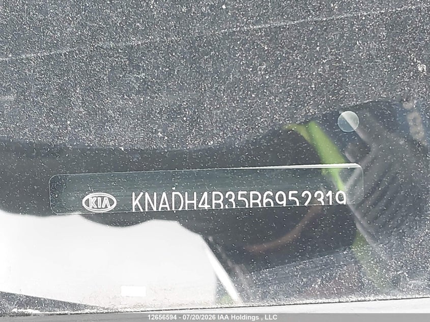 2011 Kia Rio Ex/Ex-Convenience VIN: KNADH4B35B6952319 Lot: 12656594