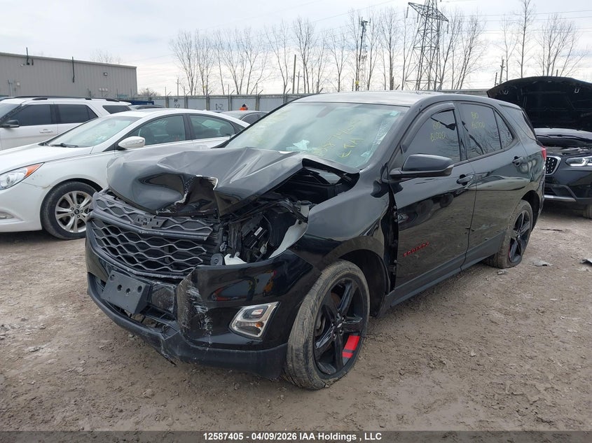 2019 Chevrolet Equinox, Удар спереду, IAAI, VIN 2GNAXVEX7K6178055 — фото 2