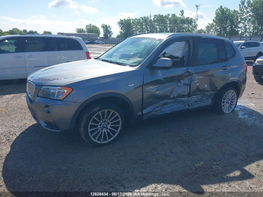2013 BMW X3 xDrive28I, Left Side, IAAI, VIN 5UXWX9C58D0D06825 — photo 2